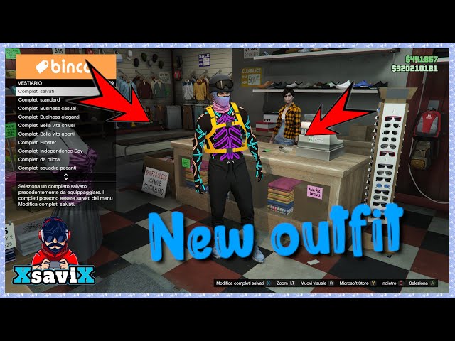 Gta5*💥New outfit integrale💥IN SOLO💥3 IN 1💥XsaviX*💥XboX s/x ,ps4/ps5