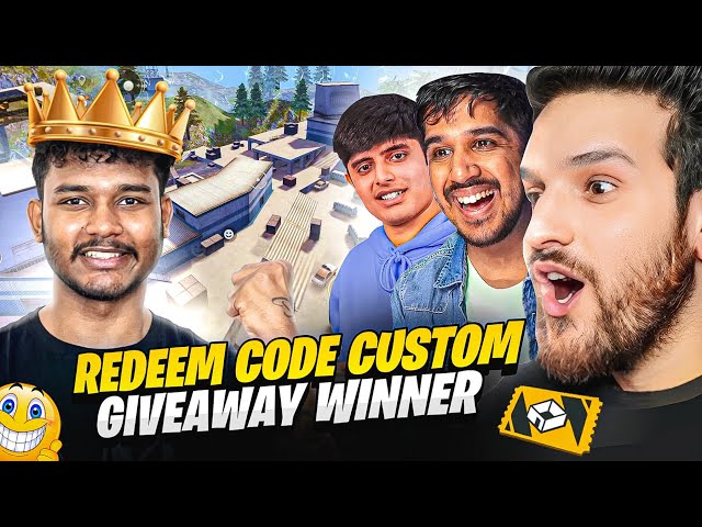 REDEEM CODE 🤑 CUSTOM GIVEAWAY WINNER 🏆 - Garena Free Fire