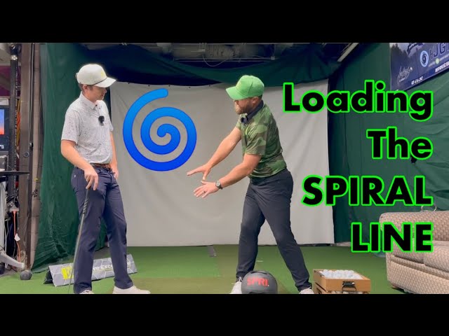 Load the SPIRAL LINE for a powerful Golf Swing!