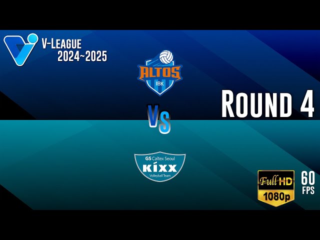 🔴 Match Full HD IBK Altos vs GS Caltex | V-League Round 4 24012025