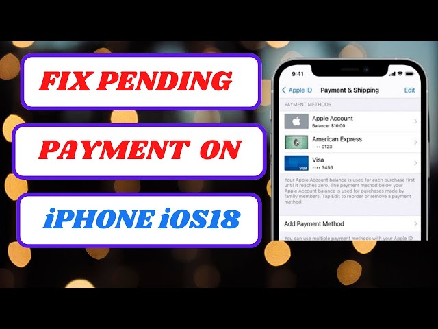 How to Fix Pending Payment on iPhone (iOS 18) – Easy & Quick Solutions!