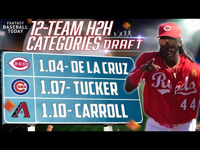 12-Team H2H Categories Mock Draft! Picks, Advice & Daily Lineup Strategy | Fantasy Baseball Advice