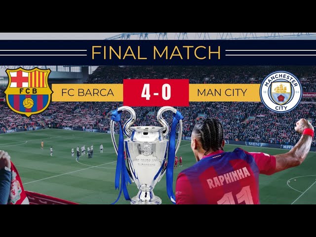 Champions League Final. Barcelona Vs Manchester City