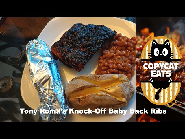 Tony Roma's Knock-Off Baby Back Ribs - Copycat Eats using an Air Fryer