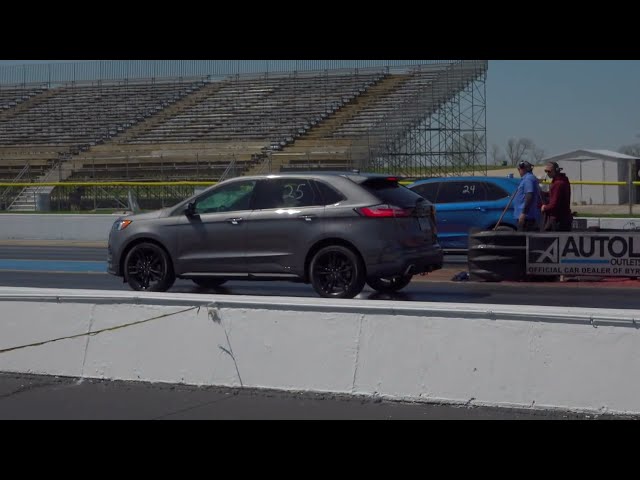 Ford Edge ST VS Highly Modified Ford Edge ST 1/4 Mile Drag Race Byron Dragway 04/21/24