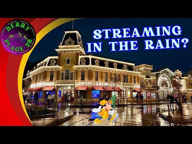 🔴 LIVE - DISNEYLAND: STREAMING IN THE RAIN?