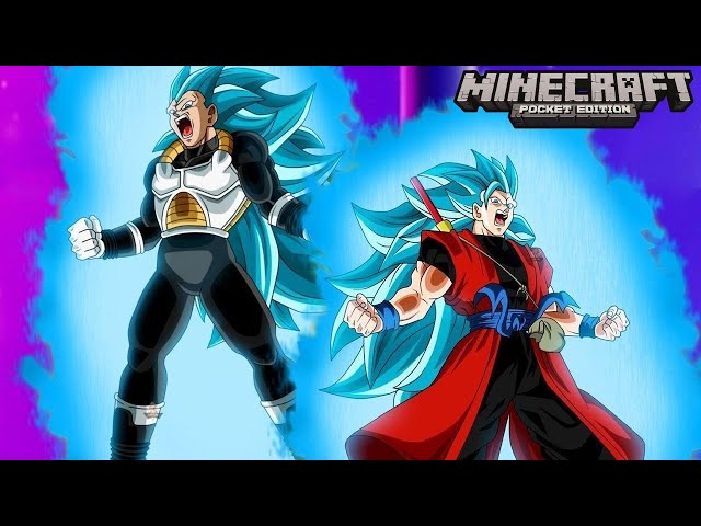 SAIU!!!NOVA ADDON DE DRAGON BALL PARA MINECRAFT PE!!😱😱😱(Super Dragon Ball Heroes)