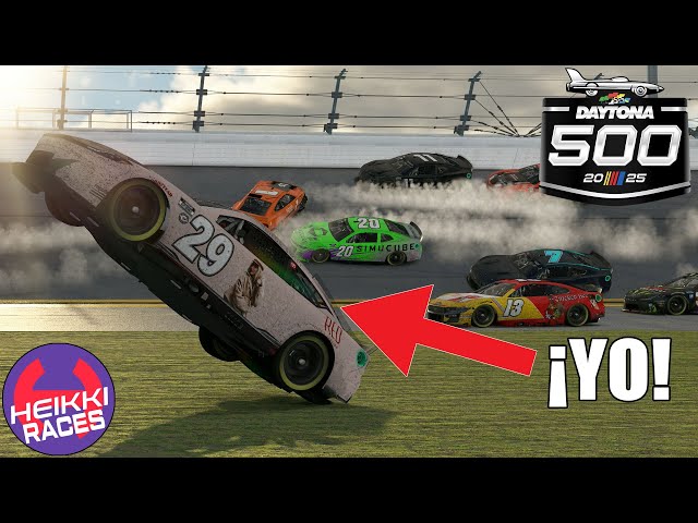 Volé. Y aterricé. Mi 'Daytona 500' 2025 Fixed, íntegra (iRacing / Daytona / NASCAR) || Heikki360ES