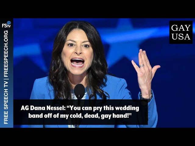 Gay USA 8/28/2024 | AG Dana Nessel: “You can pry this wedding band off of my cold, dead, gay hand!"