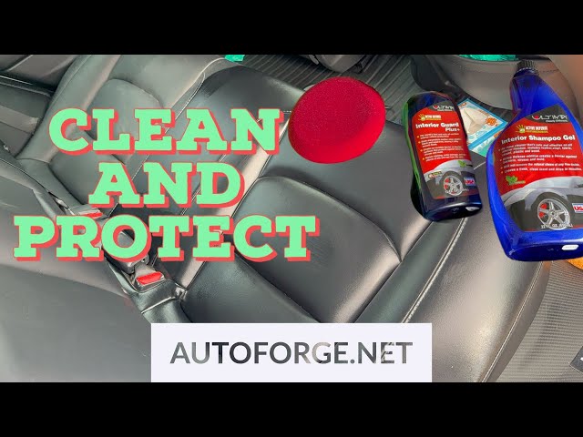 Clean And Protect Interiors With Ultima Shampoo Gel and Ultima Interior Guard Plus/ Car Cleaning