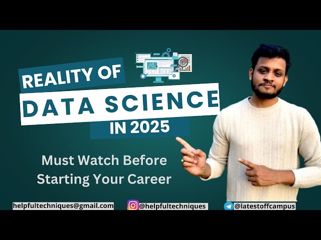 Data Science Jobs Reality in 2025 | Is This A Good Career Option ? | Complete Career Guide, Material