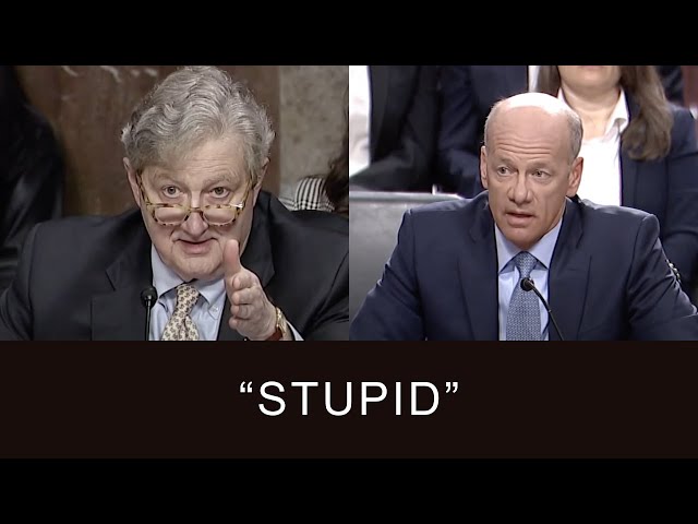 "BONE DEEP, TO THE MARROW..." Senator Kennedy Rails Against CEOs of Failed Banks