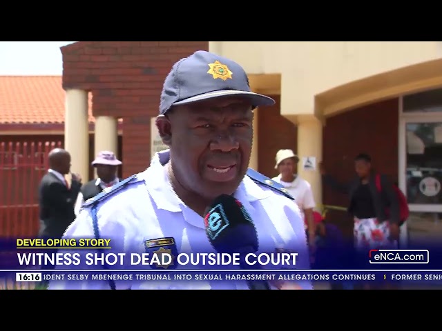 Eldorado Park murder case witness shot dead outside court