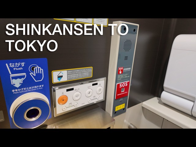 Onboard the Shinkansen to Ueno, Tokyo (no commentary) | 東京行きの新幹線