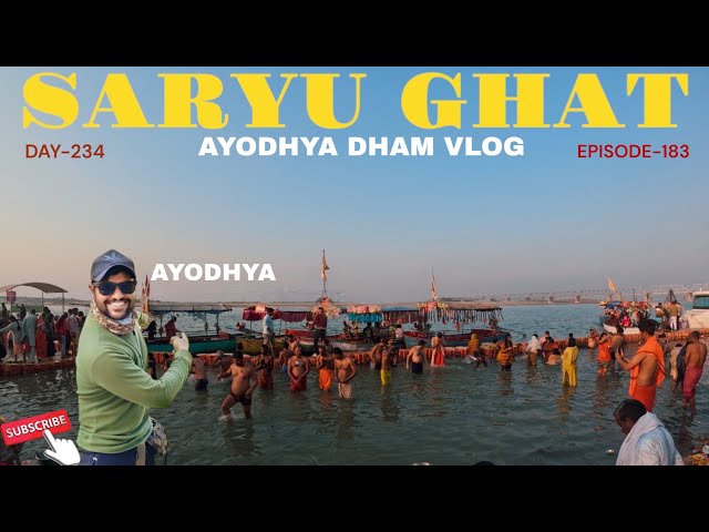 Saryu Ghat Ayodhya: Ek Divine Anubhav || Shree Ram Ki Nagri: Ayodhya Ji || Bhramankari Parinda Vlog