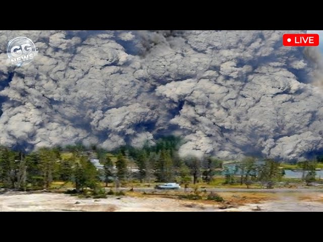 Horrifying Today: Yellowstone Volcano's Powerful Eruption Recorded Live, Threatening Many Visitors