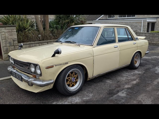 Datsun 510 Gets Hakosuka Wing & JDM Splitter - 1971 Datsun 510 Barn Find