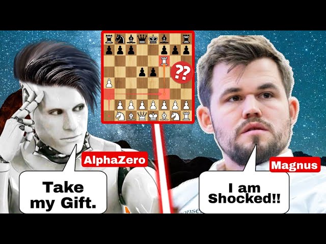 AlphaZero Shocked Magnus By Sacrificing a Rook in the Opening | AlphaZero vs Magnus | Magnus Chess