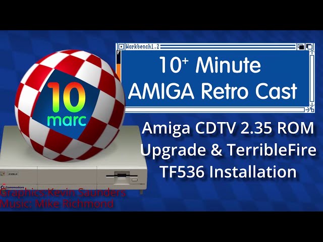 Amiga CDTV 2.35 ROM Upgrade & Terrible Fire TF536 Installation