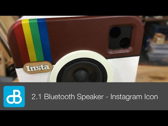 Building an Instagram Icon 2.1 Bluetooth Speaker - by SoundBlab