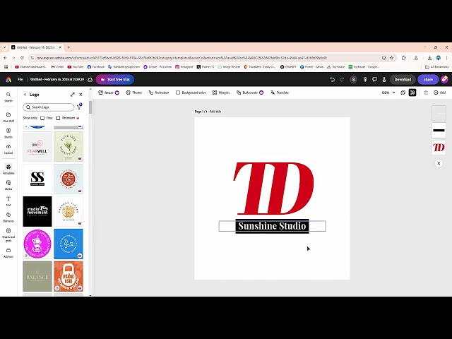 How to Create Logo in Adobe Express