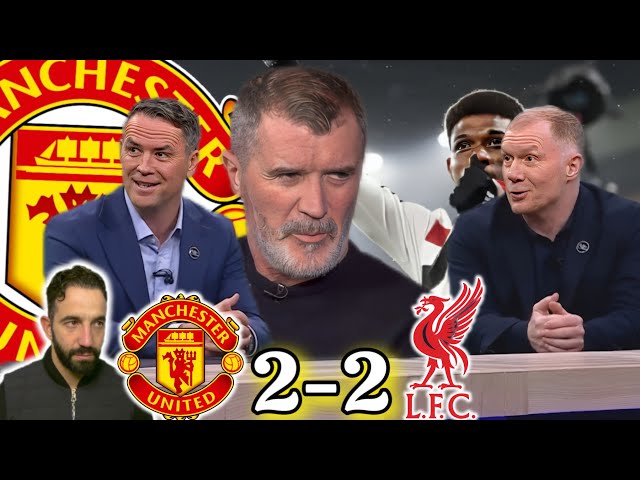 Man United vs Liverpool 2-2: Reactions from Amorim, Bruno & Martinez 🔥 Scholes & Roy Keane Analysis!