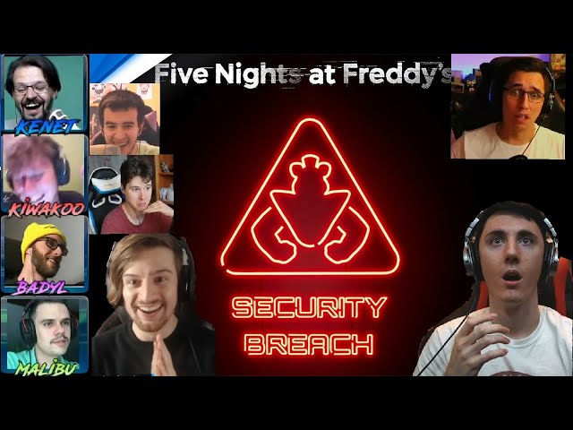 [Premiere] Streamers & YouTubers React On FNAF Security Breach Teaser Trailer (PS5 Showcase)