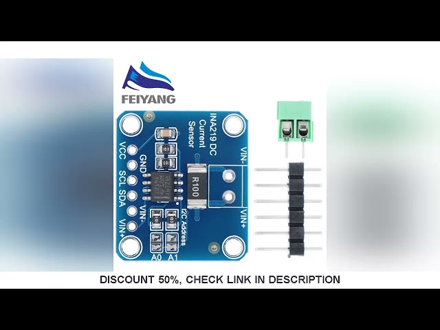 Ina219 módulo de fuga do sensor de fonte de alimentação de corrente dc bidirecional diy 3v-5v iic i2