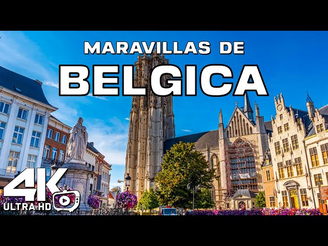 Explorar Bélgica ☀️ Los Lugares Más Hermosos de Bélgica 🌙 4K Ultra HD