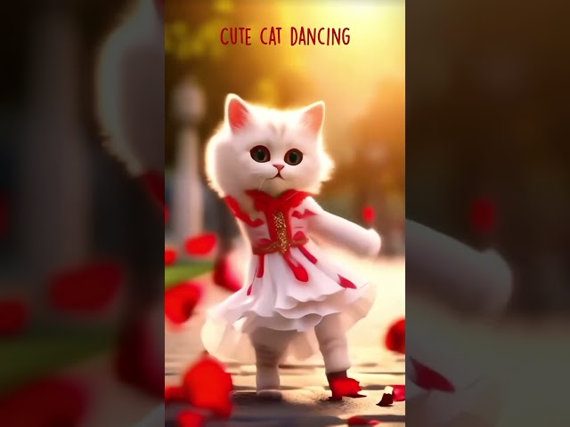 Ai cute cat dancing😊🥀🥀#trending#