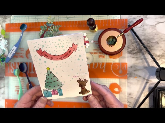 A Christmas Card with a Wax Seal