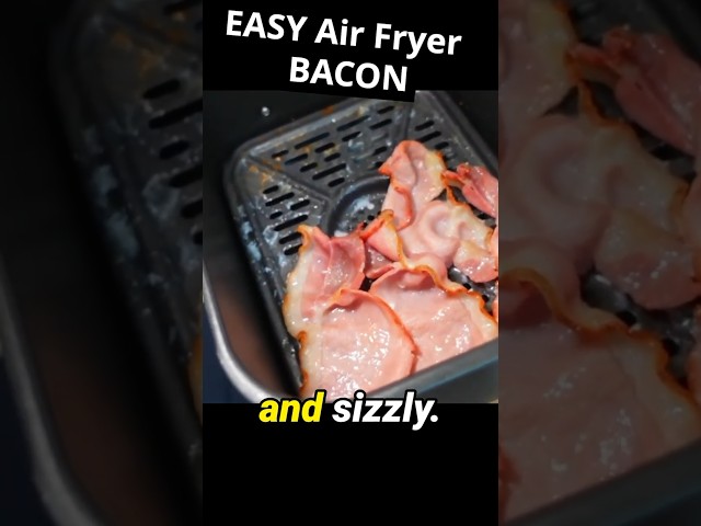 🥓 Perfect BACON in the AIR FRYER! Ninja Foodi Dual Zone recipe...