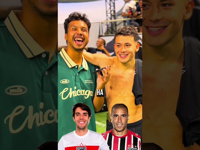 MELHOR COM A CAMISA DO SÃO PAULO PARA APOLLO 🤩