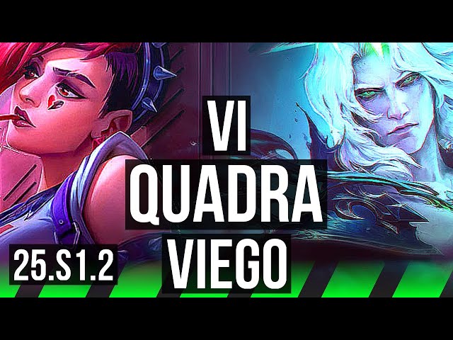 VI vs VIEGO (JGL) | Quadra, Godlike, Rank 12 | BR Challenger | 25.S1.2