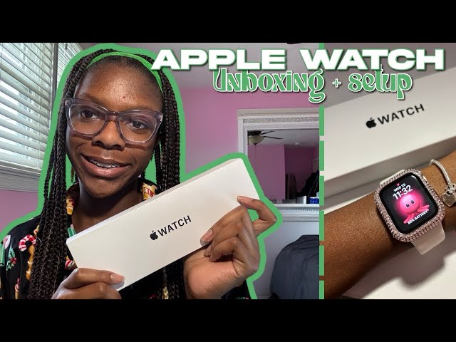 Apple Watch Unboxing & Setup|accessories| It’s BRE’ONA