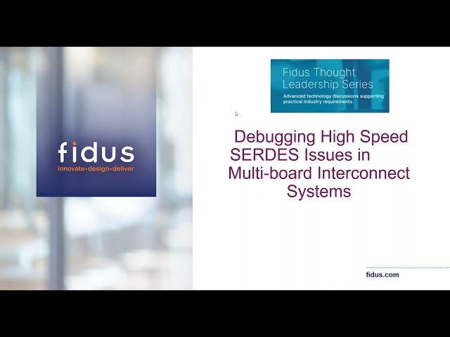 Debugging High Speed SERDES issues in Multi board interconnect systems