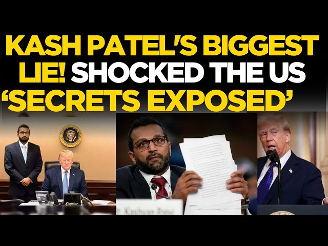 Trump Bombshell LIVE: Biden & Kamala In Jail? Kash Patel Explosive Hearing; 'Coming For You'