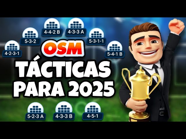 🏆 THE 8 TACTICS YOU SHOULD USE IN 2025 🏆 | ⚽ OSM 24/25 ⚽