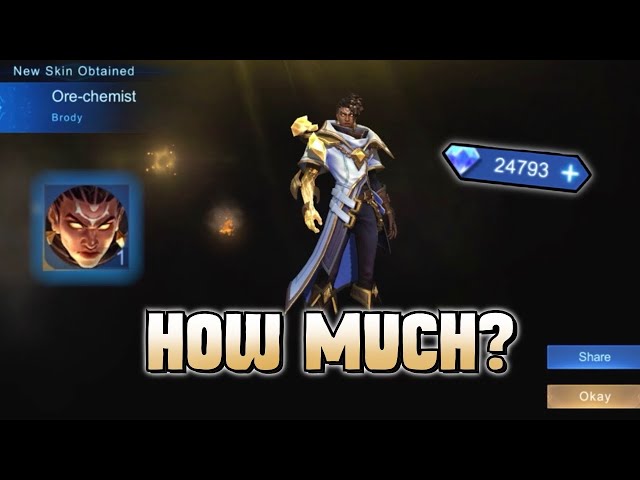 HOW MUCH IS BRODY COLLECTOR SKIN ORE-CHEMIST? GRAND COLLECTION EVENT - MLBB