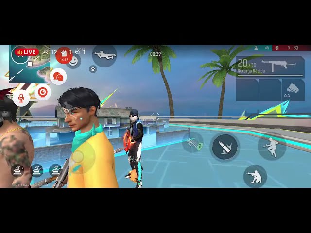 JOGANDO FREEFIRE NO MOBILE - SAMSUNG A54