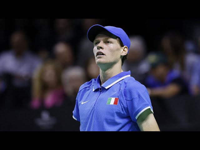 Jannik Sinner vs Sebastian Baez Full Match Davis Cup 2024