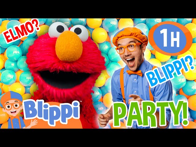 Blippi Throws ELMO An Awesome Party! 🎉| Kids TV Shows | Fun For Kids | Educational Videos for Kids