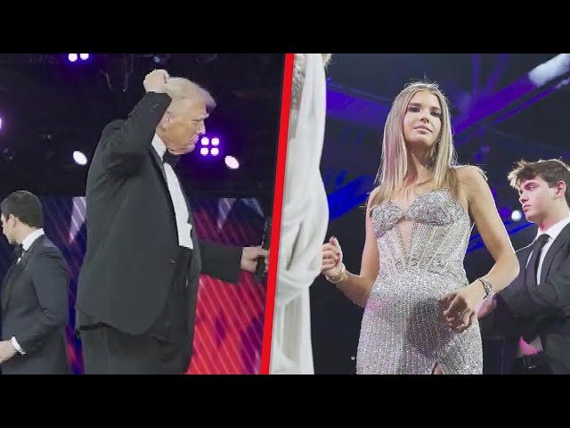 Kai Trump Copies Grandpa Donald Trump's DANCE MOVES at Inauguration Ball