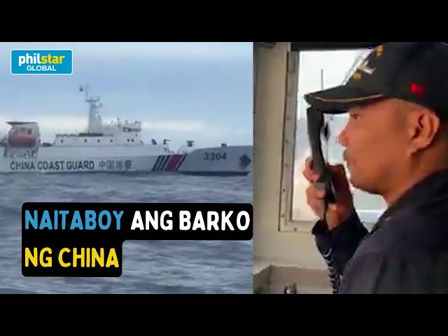 BRP Cabra napigilan ang China Coast Guard na umabot sa baybayin ng Zambales