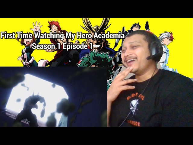 What Is That Power ! First time watching my hero academia S01 Ep 1 l #myheroacademia l#anime