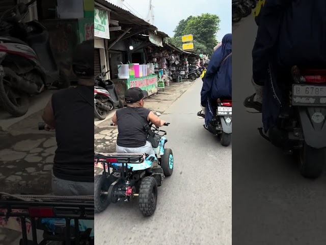 NYOBA BAWA MOTOR PREPET DI JALAN RAYA