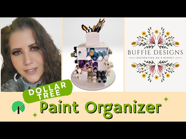 ***NEW*** ORGANIZING Acrylic Paint like a PRO with Dollar Tree Crates!