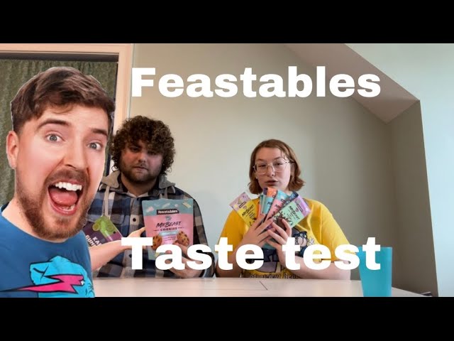 Trying every Mr. Beast Feastables snack (+other random food)