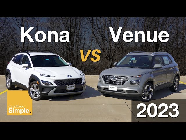 2023 Hyundai Kona SEL vs Venue SEL | Side by Side Vehicle Comparison!