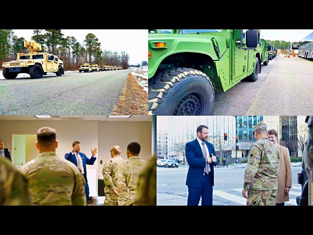 National Guard ROLLS OUT for Historic 60th Presidential Inauguration!